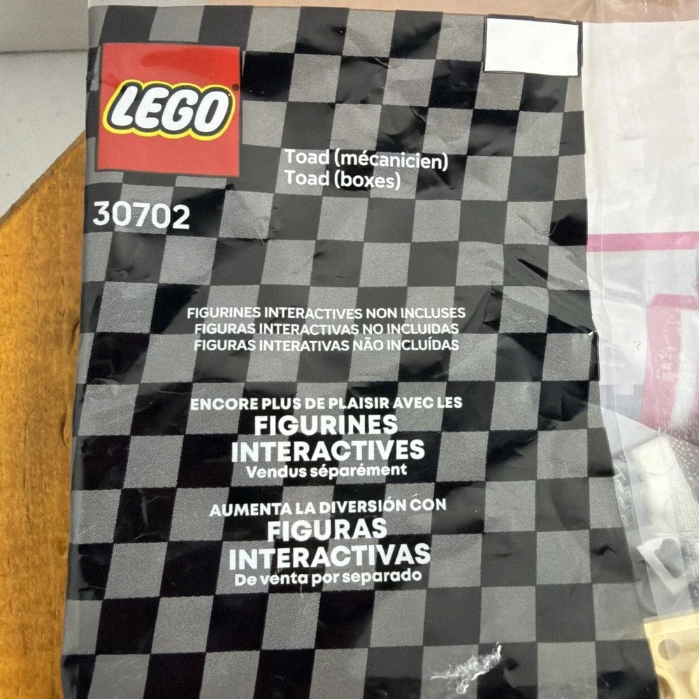 LEGO 30702‎ Super Mario: Mariokart Toad (Pit Crew) - New! Free Shipping!